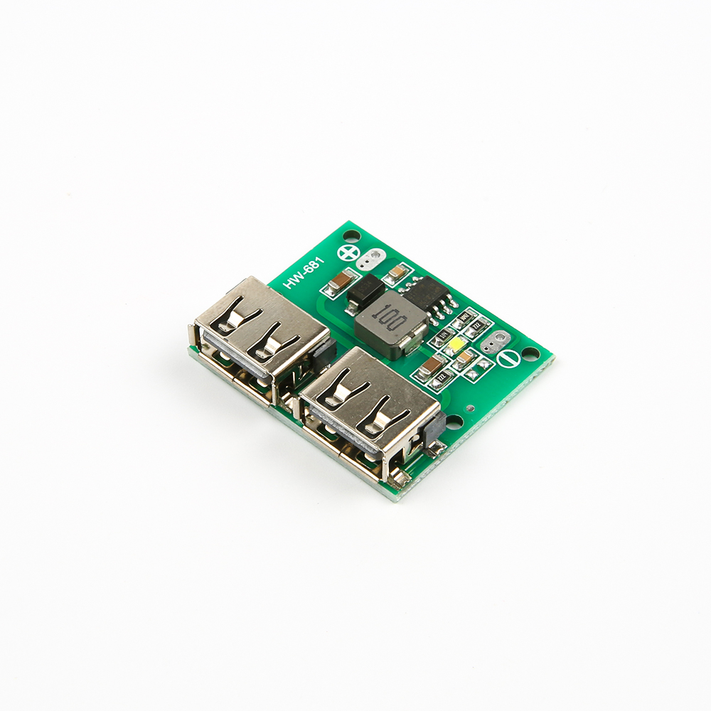 Стабилизатор напряжения для автомобильной зарядки с 2 USB 9/12/24-5в 3А